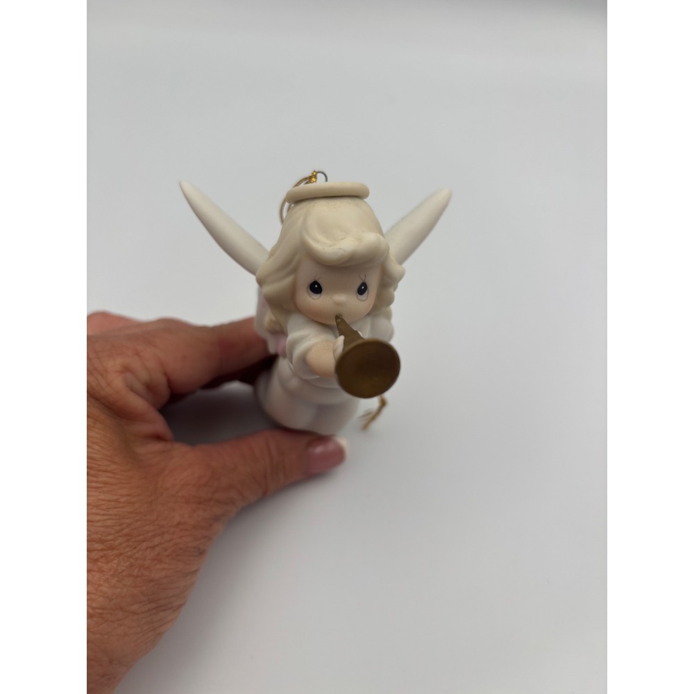 Precious Moments Joy To The World Angel Trumpet Ornament 1995‎ Enesco 150320